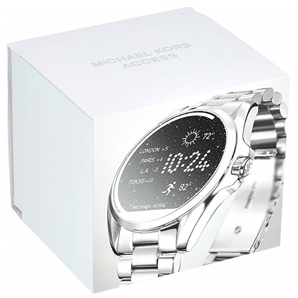 michael kors bradshaw smartwatch silver