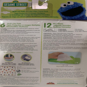 Kit de Viagem 2 em 1 – Sesame Street