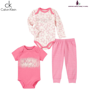 Kit 03 Peças – Calvin Klein – Importados Baby e Kids