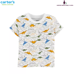 Jardineira 3D + Camiseta Dinossauros – Carter´s