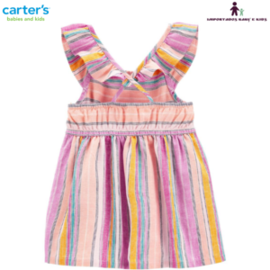 Conjunto Bata Listrada e Shorts Estilo Jeans – Carter´s