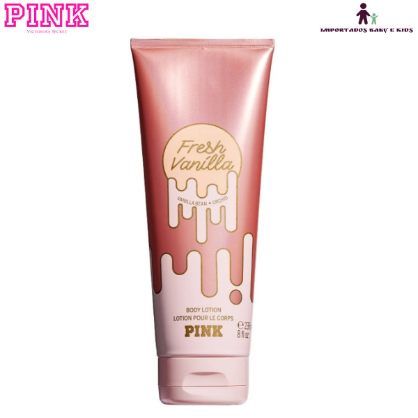 Fresh Vanilla – Loção Perfumada Hidratante – Pink – Victoria´s Secret –  Importados Baby e Kids