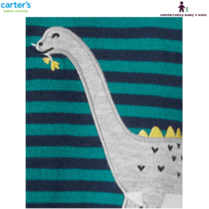 Macacão Striped Dinossauro – Carter´s