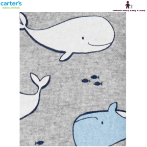 Macacão Sem Pezinho Blue Whale – Carter´s