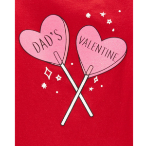 CAMISETA VERMELHA MANGA LONGA DAD´S VALENTINE – OSHKOSH B´GOSH