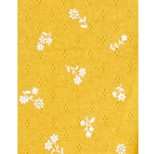 MACACÃO COM PEZINHO AMARELO FLORAL – CARTER´S