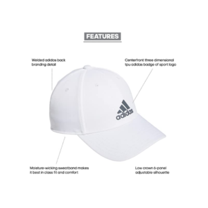 BONÉ BRANCO CLIMALITE AJUSTÁVEL – ADIDAS