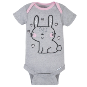 PACK COM 03 BODIES MANGA CURTA BABY GIRLS BUNNY – GERBER