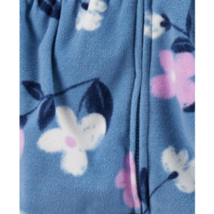 KIT 3 PEÇAS COM COLETE EM FLEECE FLORAL BLUE – CARTER´S