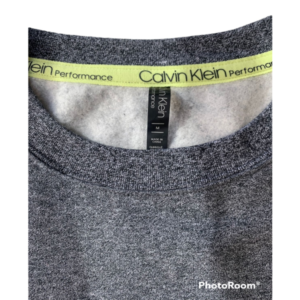 MOLETOM PERFORMANCE GREY ADULTO COM FLEECE INTERNO  – CALVIN KLEIN