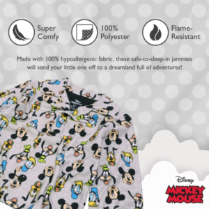 PIJAMA 2 PEÇAS TURMA DO MICKEY – DISNEY JUNIOR