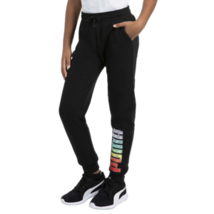 CALÇA DE MOLETOM COM FLEECE INTERNO COLOR BLACK – PUMA