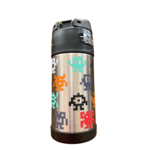 GARRAFA TÉRMICA COM CANUDO MONSTER ROBOT – THERMOS FUNTAINER