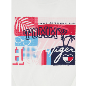 CAMISETA MANGA CURTA COM LAÇO DE AMARRAR NA FRENTE – TOMMY HILFIGER