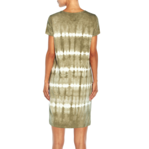 VESTIDO FEMININO ADULTO OLIVE STRIPE TIE DYE – GAP