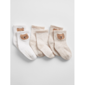 KIT COM 3 PARES DE MEIAS BEAR – GAP