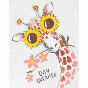 PIJAMA 4 PEÇAS GIRAFA E GIRASSOL – CARTER´S