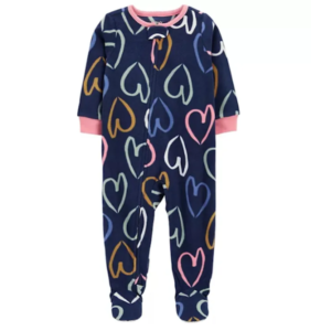 KIT COM 2 MACACÕES EM FLEECE HEARTS – CARTER´S