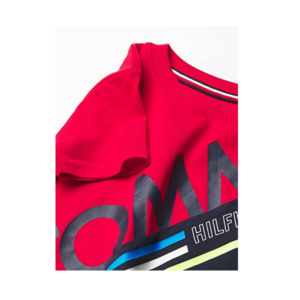 CAMISETA MANGA COLORBLOCK RED AND BLUE – TOMMY HILFIGER